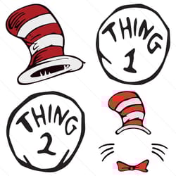 dr seuss cat in the hat svg thing 1 thing 2 svg, lorax dr seuss svg, lorax quotes svg