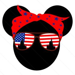4th of july minnie mouse svg, patriotic minnie svg,