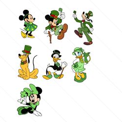 mickey friend saint patricks day gift svg