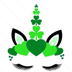 st patrick's day unicorn svg, unicorn svg, st patrick's day svg, shamrock unicorn svg, cricut silhouette cut file, dxf, svg, cricut, cricut