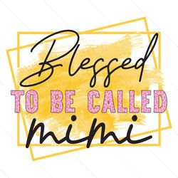 blessed to be call mimi pink leopard life png