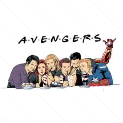 marvel friends superhero avengers fun svg
