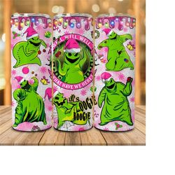 pink christmas 20oz skinny tumbler png, santa hat png, xmas holiday, pink glitter drip christmas, characters christmas 2