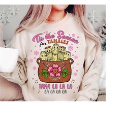 Tis the Season for Tamales PNG, Retro Mexican Food Holidays Digital Download, Mexican Christmas Sublimation, Tama la la