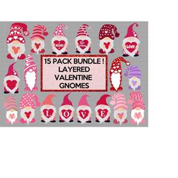 valentine gnomes layered svg bundle, layered gnomes svg, valentine&39s day gnomes svg, gnomes svg, love svg, valentine b