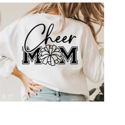 cheer mom svg, cheer mama svg, game day cheer, cheer mom shirt svg, cheer life svg, gift for mom svg, png dxf cricut sub