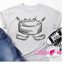 game day, hockey, sketch, drawing, svg cut file for shirt, for cutting machine, silhouette cameo, cricut, commercial use