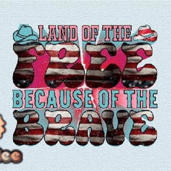 land of the free because of the brave design 69