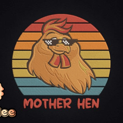 funny mama, mother day png, mother day png hen chicken mom mothers day design 55