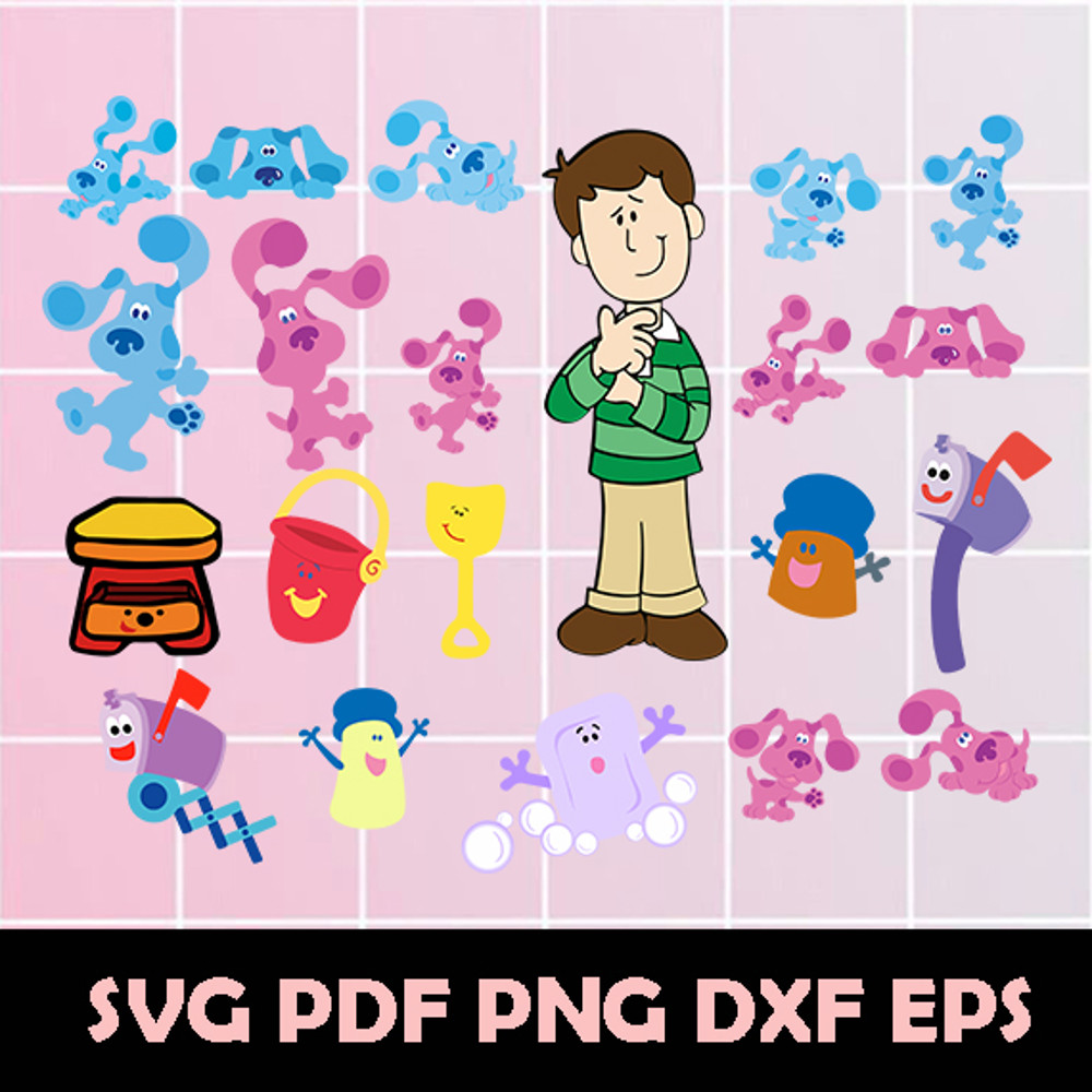 18pcs, Blue's Clues svg bundle.jpg