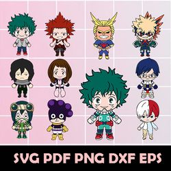 my hero academia svg, my hero academia clipart, my hero academia vector, my hero academia png, my hero academia eps