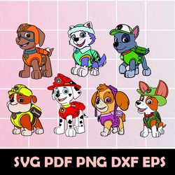 paw patrol svg, paw patrol clipart, paw patrol vector, paw patrol png, paw patrol eps, paw patrol dxf, paw patrol