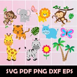 safari animals svg, safari animals clipart, safari animals vector, safari animals png, safari animals eps, safari animal