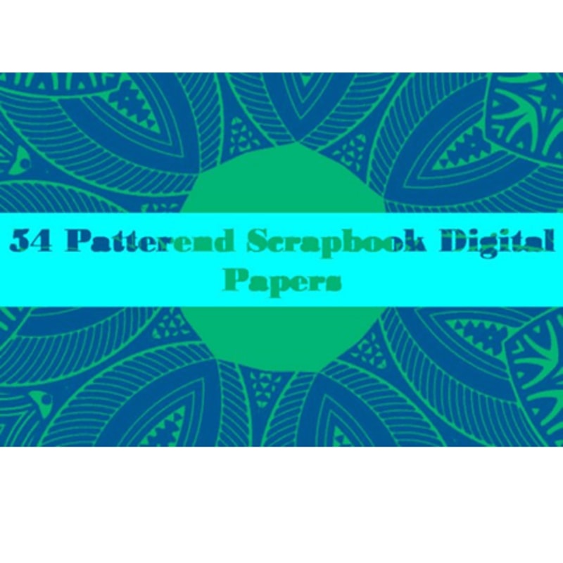 Download Patterned Scrapbook Seamless Patterns Digital Papers 0