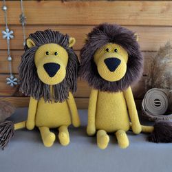 Crochet pattern lion amigurumi Eng PDF