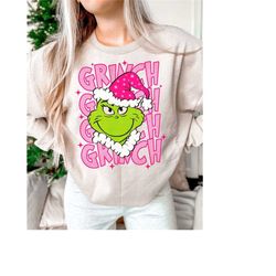 Pink Grinc Christmas png, Christmas png, Christmas Sublimation, Merry Christmas png, Funny Christmas png, Sublimation De