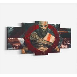 god of war game poster wall art, god
