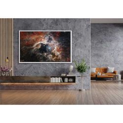 james webb space telescope tarantula nebula jwst canvas,