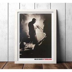 miles davis - live at birdland poster -