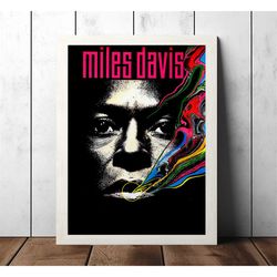 miles davis poster - concert poster - music