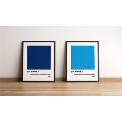 football poster, football digital poster, napoli digital poster,
