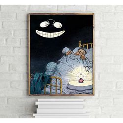 the latest thing in nightmare vintage cartoon poster,