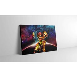 metroid canvas print - metroid wall art -