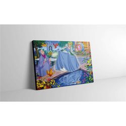 cinderella disney princess canvas print wall art cinderella