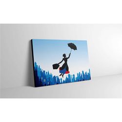 mary poppins canvas print wall art disney mary