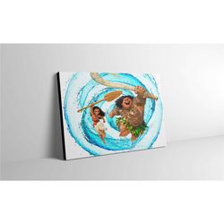 moana disney princess canvas print wall art moana