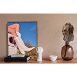 retro magazine print,fashion magazine poster, vintage fashion poster,