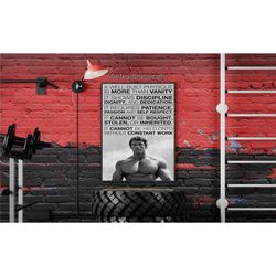 arnold schwarzenegger canvas art, arnold schwarzenegger decor, arnold