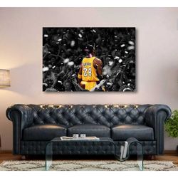 kobe bryant canvas , basketball poster, sports canvas,