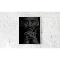 dear basketball poster or canvas, nba legend, la