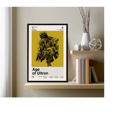 age of ultron movie print, age of ultron movie, avengers film, vintage poster, retro poster, minimalist art, modern art,