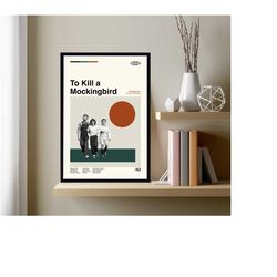 to kill a mockingbird poster, to kill a mockingbird movie, minimalist wall art, home decor, custom poster, wall art prin