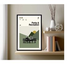 parks and recreation movie, parks and recreation poster, minimalist art, vintage poster, modern art, custom poster, high