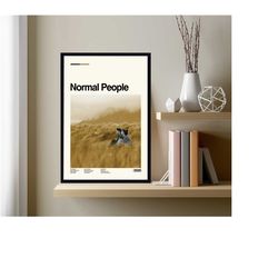normal people, normal people poster, minimalist movie poster, vintage print, custom poster, wall art print, home decor,