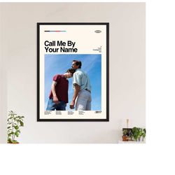 call me by your name poster ,luca guadagnino, retro movie poster, minimalist art, vintage poster, modern art, wall decor