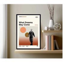 what dreams may come poster, what dreams may come, retro movie poster, minimalist art, vintage poster, modern art, wall