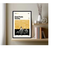 dead poets society movie poster, dead poets society movie, abstract poster, retro poster, minimalist art, vintage poster