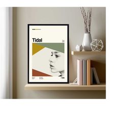 tidal movie, tidal movie poster, minimalist art, vintage poster, modern art, custom poster, high quality, home decor, gi