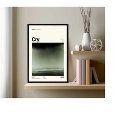 cry movie poster, cry movie, cry poster, movie poster, retro modern art, minimalist art, midcentury art, vintage poster,