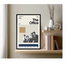 the office poster, the office movie, abstract poster, retro poster, minimalist art, vintage poster, wall decor, wall art