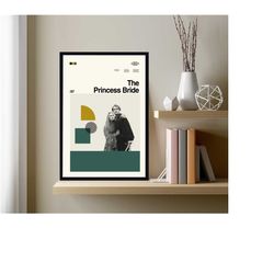 the princess bride poster, rob reiner, retro movie poster, vintage poster, retro poster, minimalist art, modern art, wal