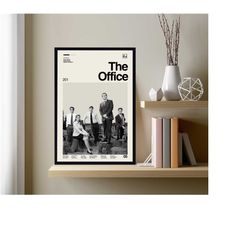 the office poster, the office movie, vintage poster, retro poster, minimalist art, modern art, wall decor, high quality,