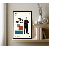 the office movie, the office poster, retro movie print, modern vintage, movie poster, minimal movie art, custom poster,