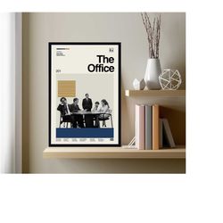 the office movie, the office retro, retro poster, abstract poster, retro poster, minimalist art, vintage poster, dad gif