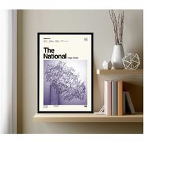 the national poster, high violet poster, retro movie poster, vintage poster, retro poster, minimalist art, modern art, w