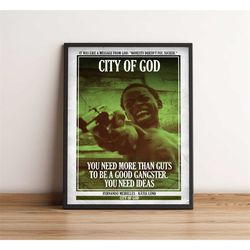 city of god | cult film poster |